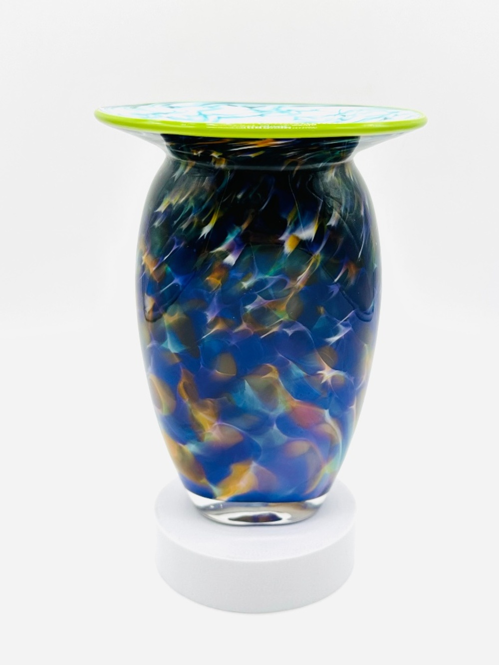 Fire Island Studio Art Glass Vase Matthew LaBarbera Teresa Ueltschey 2000 Signed